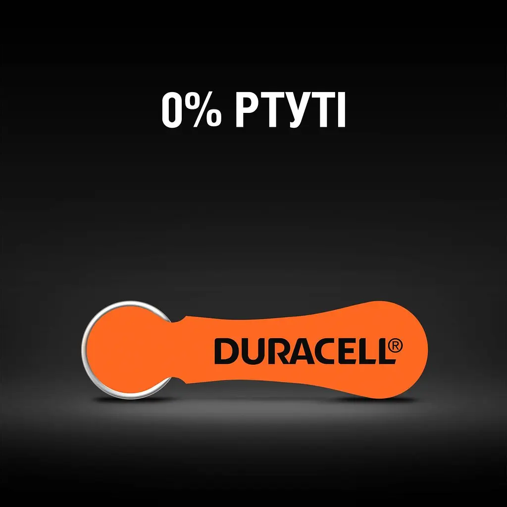 Батарейки для слухових апаратів Duracell розмір 13, 6 шт. (6425673) - фото 5
