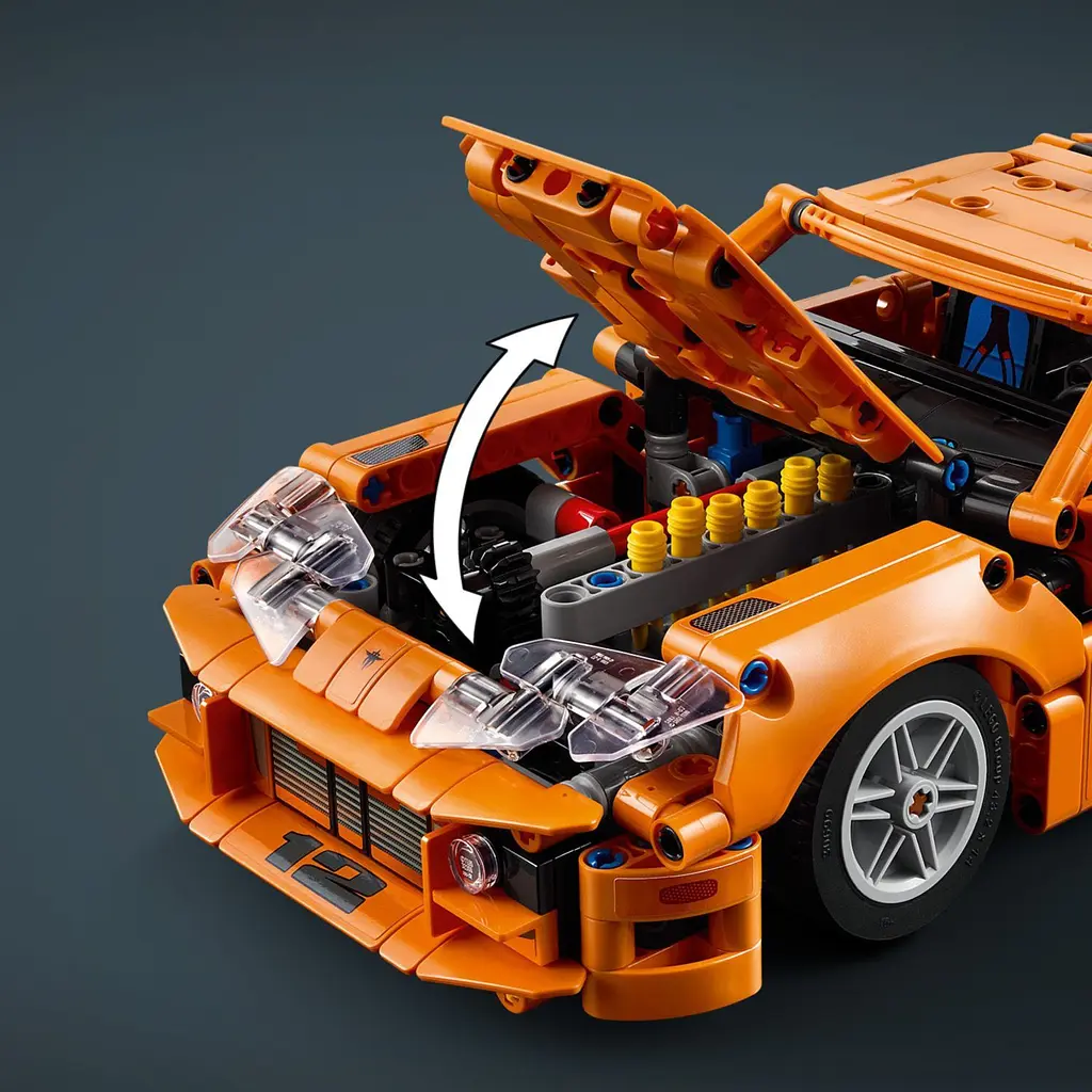 Конструктор LEGO Technic Fast and Furious Toyota Supra MK4, 810 деталей (42204) - фото 7