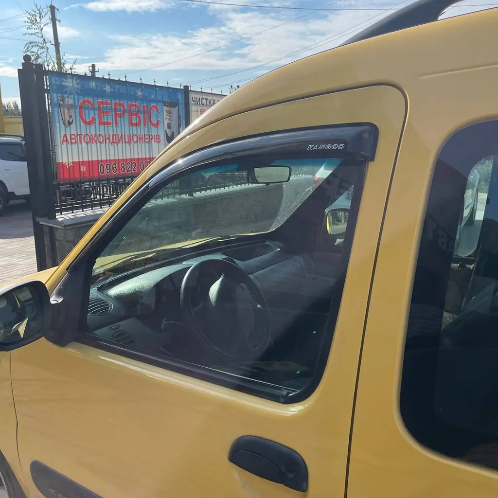 Дефлектори вікон вітровики Renault Kangoo 1997-2008 Скотч 3M Voron Glass (VR10498) - фото 2