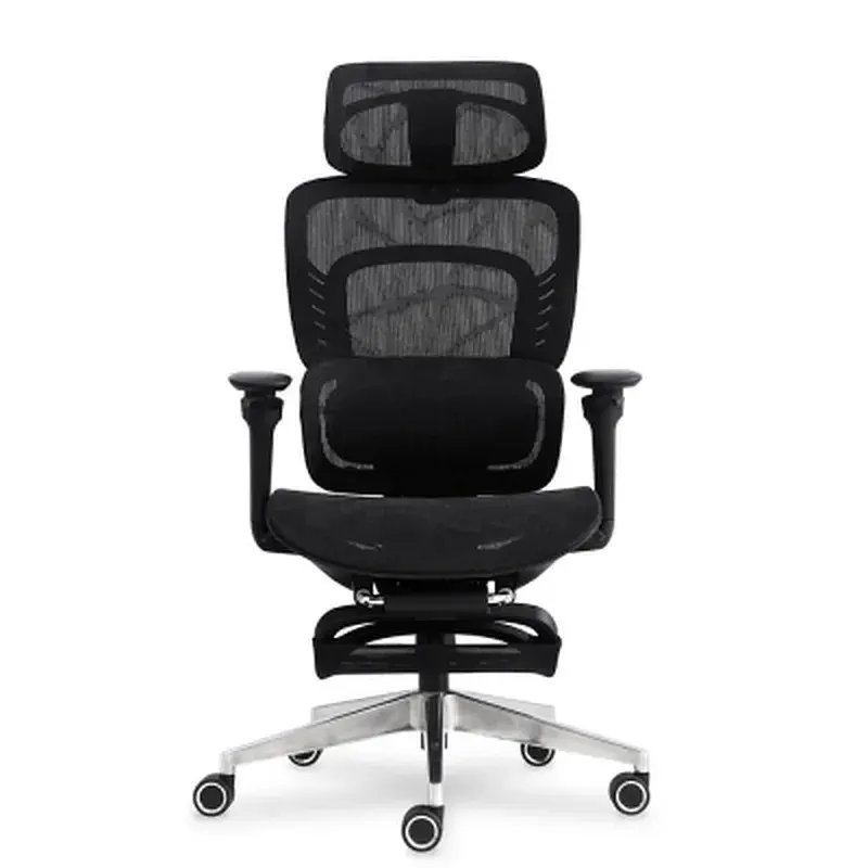 Офісне крісло Mealux M10 Air Massage (з масажним ефектом) Black (HF-M10 M/BB) - фото 3
