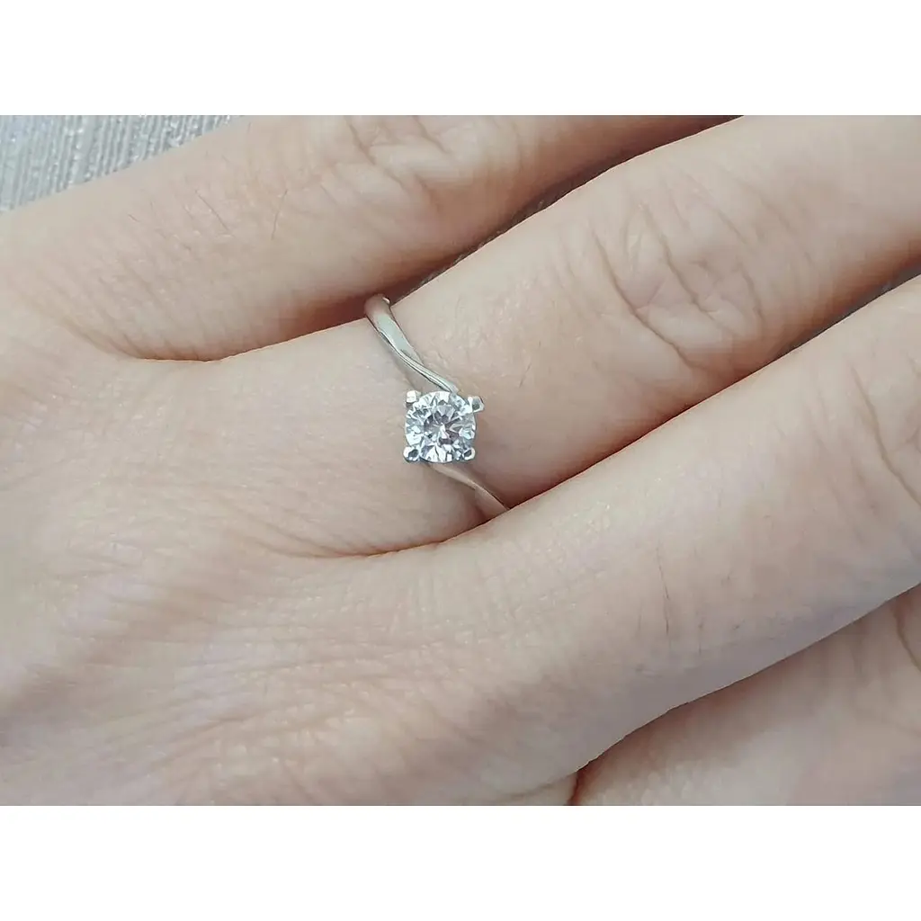 Серебряное кольцо Qvaliz с фианитом. 901-00783/16 18 - фото 2