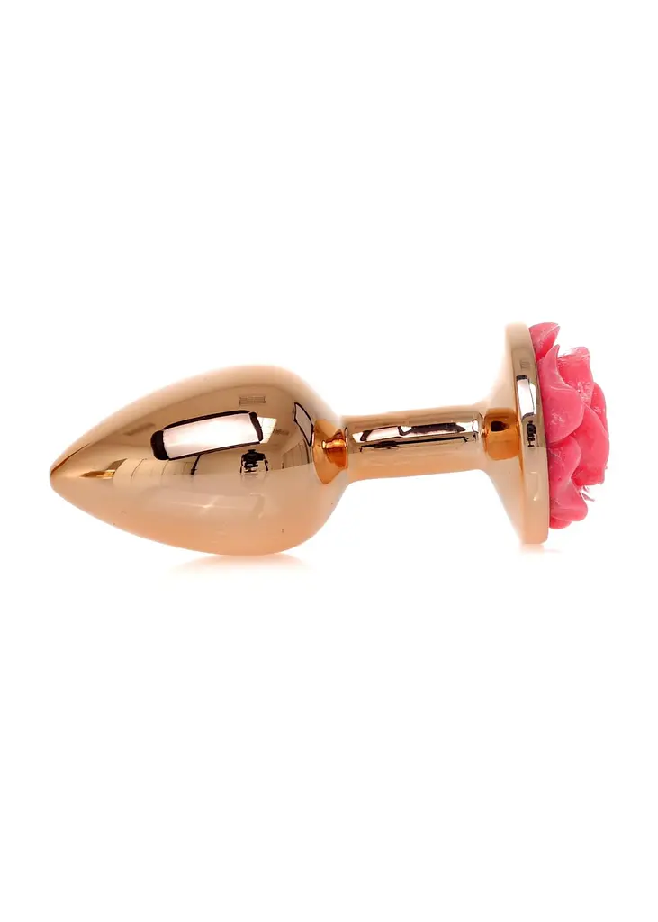 Анальна пробка Jewellery Red Gold PLUG ROSE-Pink Boss Series 64-00127 98273 - фото 3