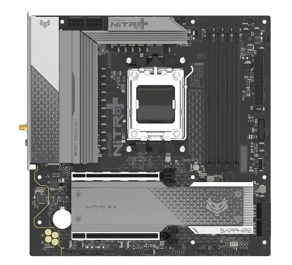 Материнская плата Sapphire NITRO+ B850M WIFI (52123-01) - фото 2