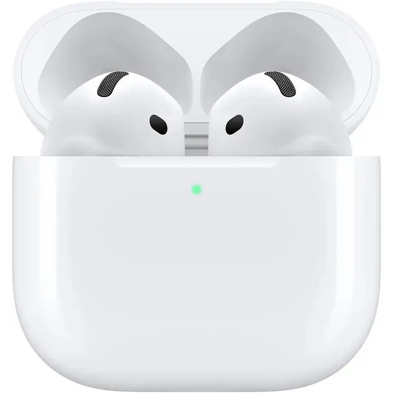 Беспроводные TWS наушники Airpods 4 ANC USB-C Wireless Charging Case for Apple (AAA) White - фото 4