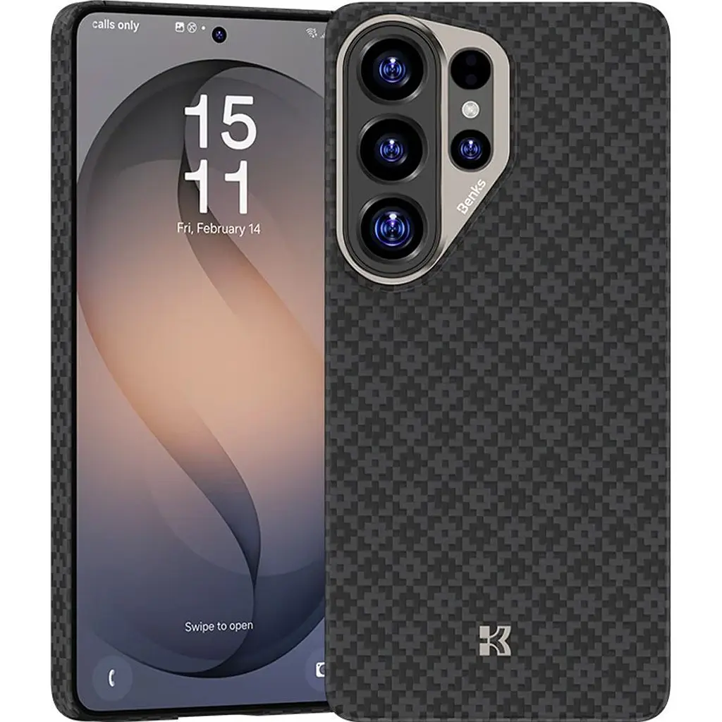 Чохол Benks Magnetic ArmorAir Kevlar ArmorGrid для Samsung Galaxy S26 Ultra Obsidian Black [160426] - фото 2