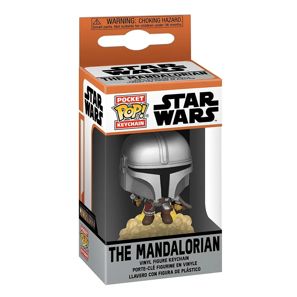 Игровая фигурка на клипсе Funko Pop Мандалорец с бластером (53046) - фото 3