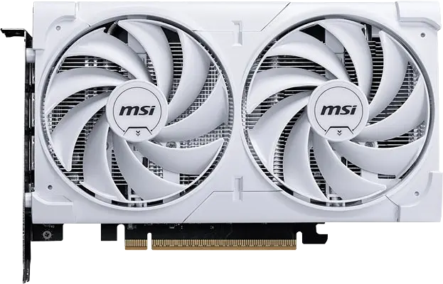 Відеокарта GeForce RTX 5060 8GB MSI Ventus 2X OC White (RTX 5060 8G VENTUS 2X OC WHITE) - фото 2