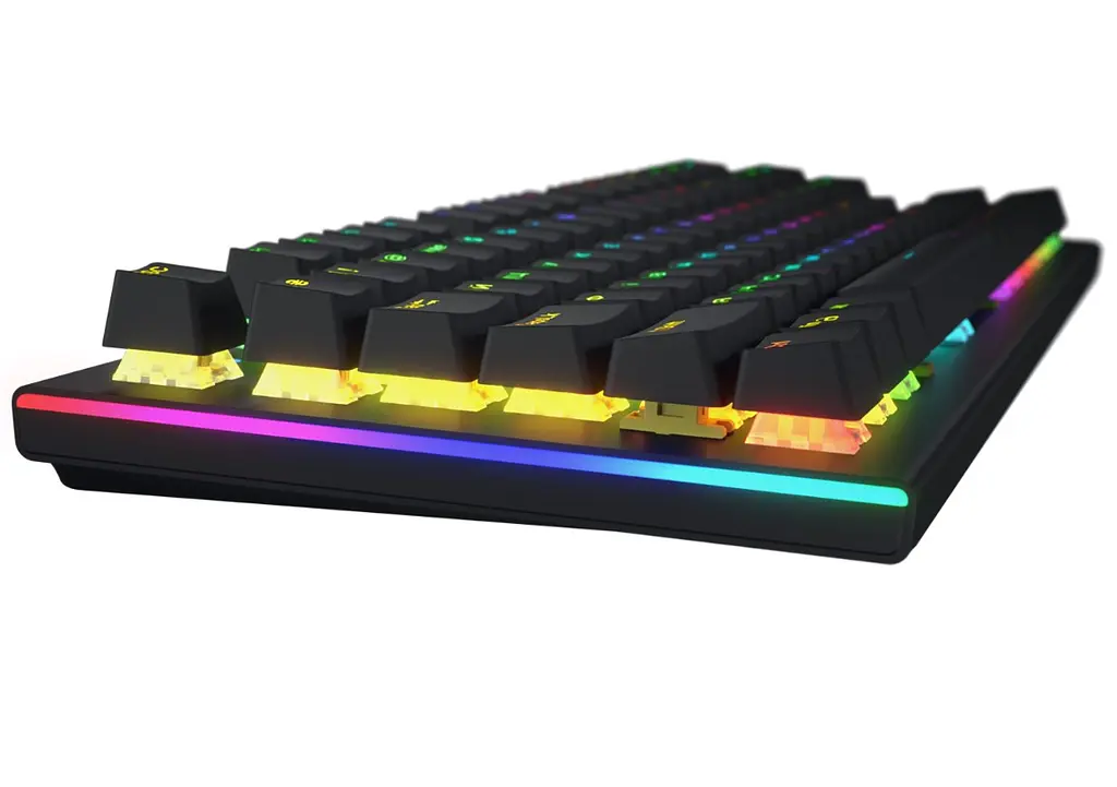Клавиатура игровая механическая Hator HTK-550UA Black Gravity X TKL Orange - фото 4