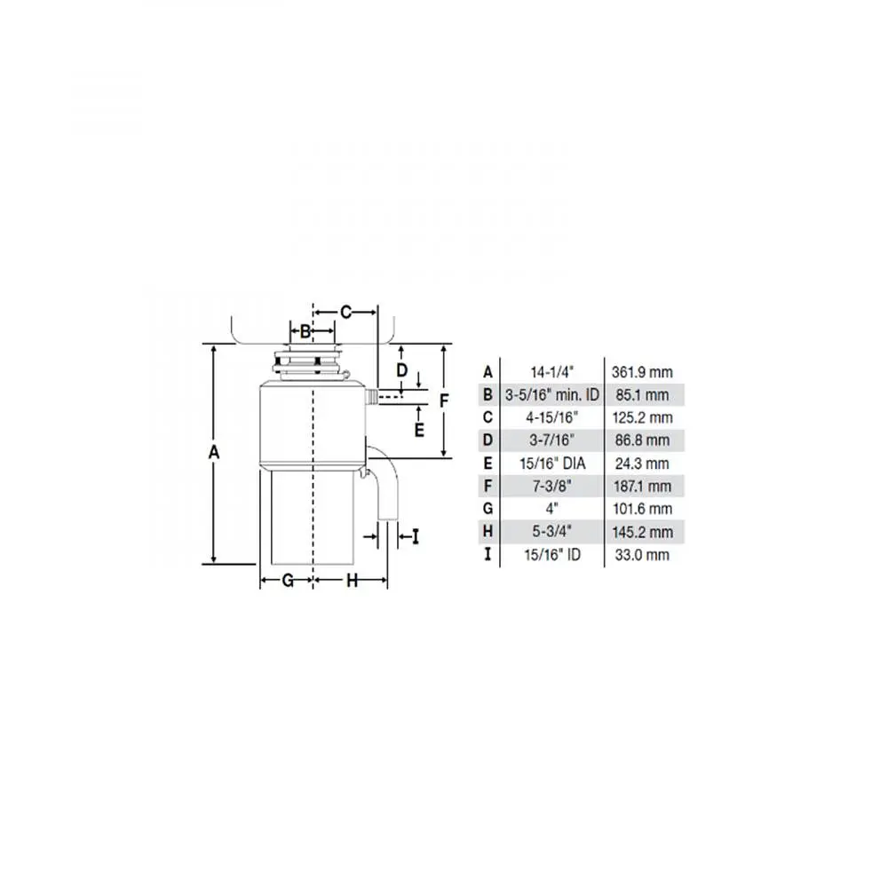 Подрібнювач харчових відходів In-Sink-Erator LC-50 - фото 4