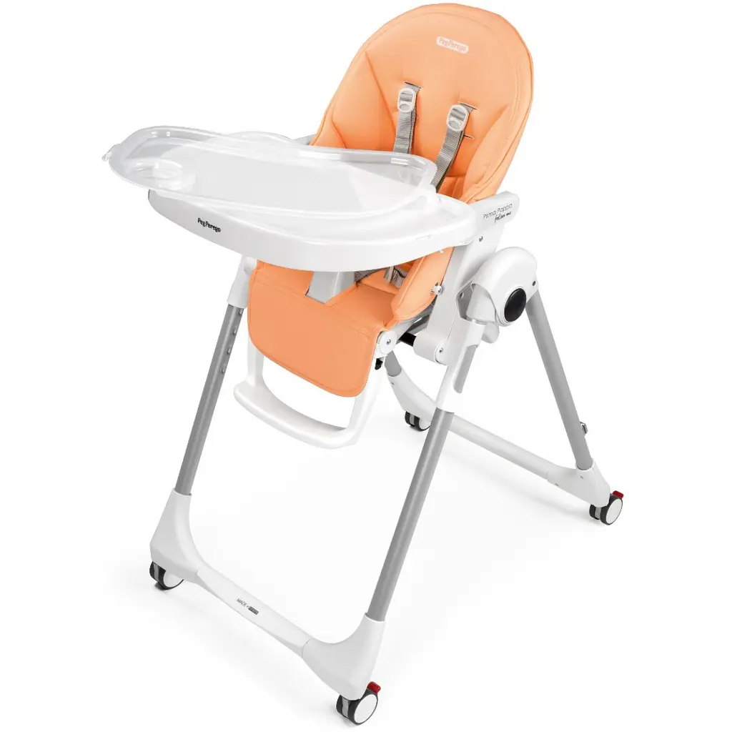 Стілець для годування Peg-Perego Prima Pappa Follow Me Peach (персиковий) (IH01000000BL68) - фото 6