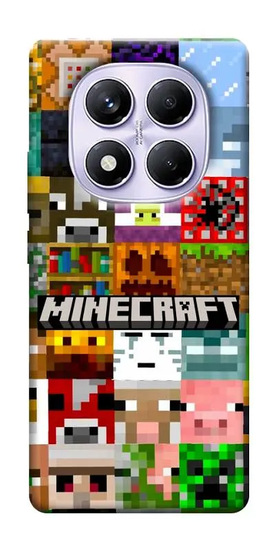 Чохол Demsky Minecraft collage для Xiaomi Poco X7