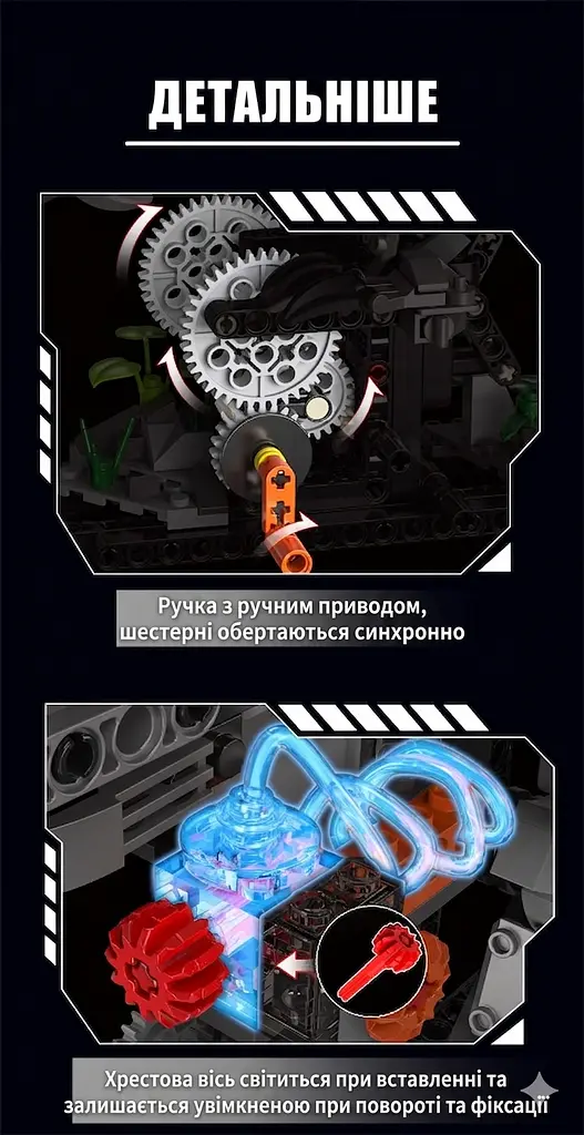 Конструктор динозавр Спинозавр Mechanical Spinosaurus от детей и взрослых, 742 детали - фото 5