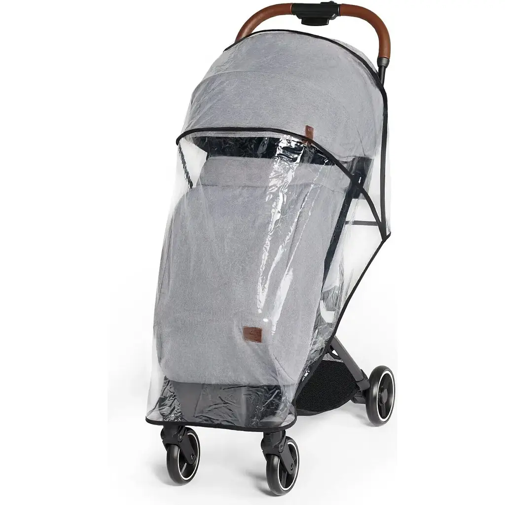 Прогулочная коляска Kinderkraft Nubi серая (00-00304052) - фото 3