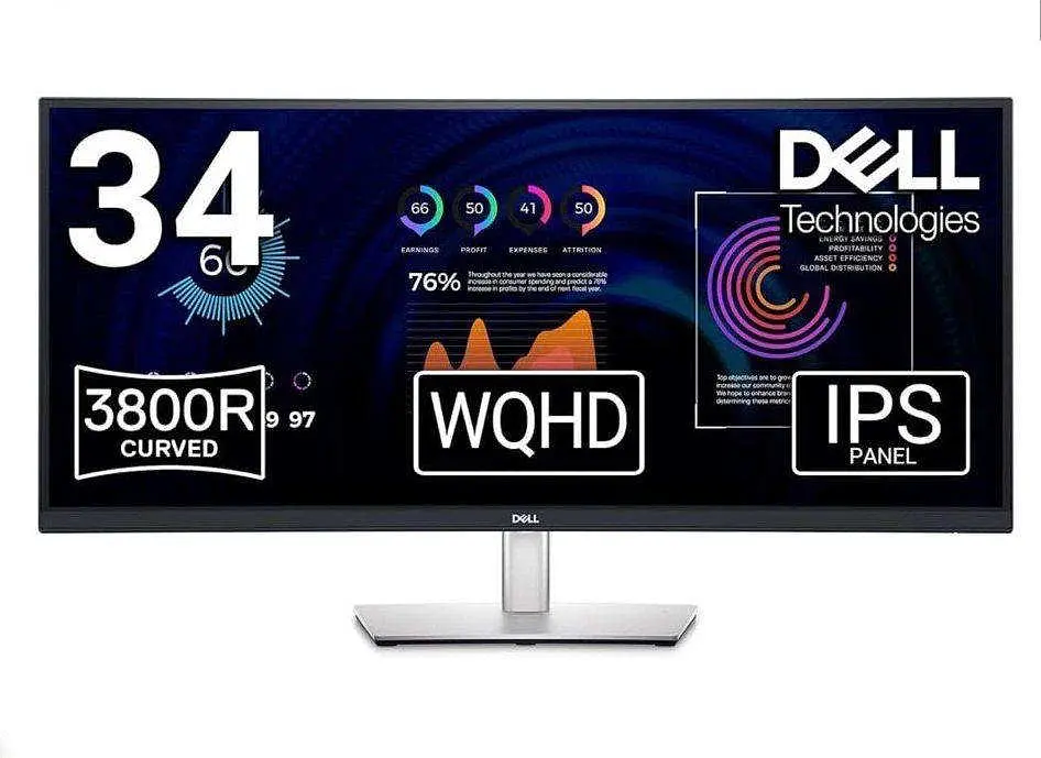 Монітор Dell P3424WE (210-BGTY) - фото 2