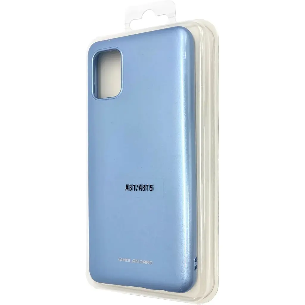 Чехол-накладка Molan Cano Silicone Jelly Case для Samsung A31 / A315 (2020) (blue) - фото 3