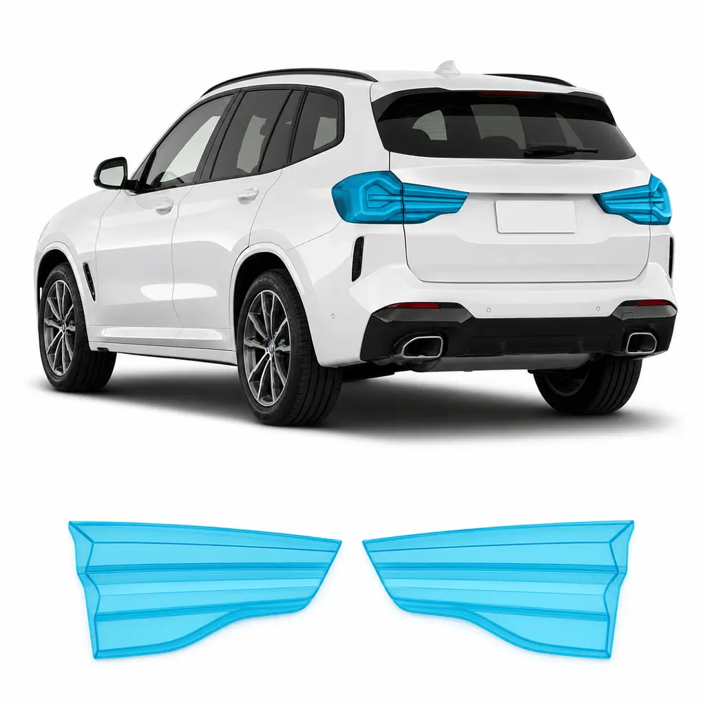 Антигравійна захисна бронеплівка за лекалами для BMW X3 G01 facelift 2021-2024 - задні ліхтарі стопи
