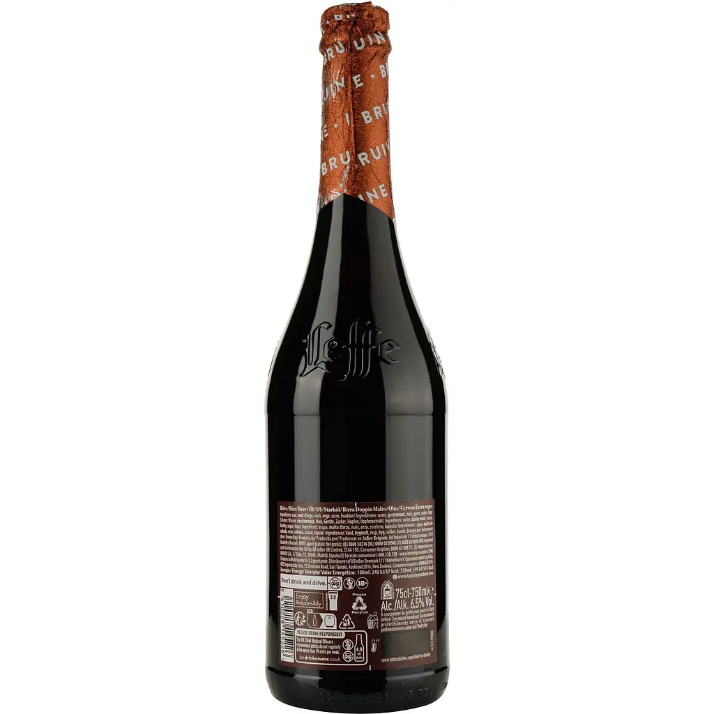Набір пива Leffe: Blonde, світле, 6,4%, 0,75 л + Brune, темне, 6,5%, 0,75 л + келих (755151) - фото 5