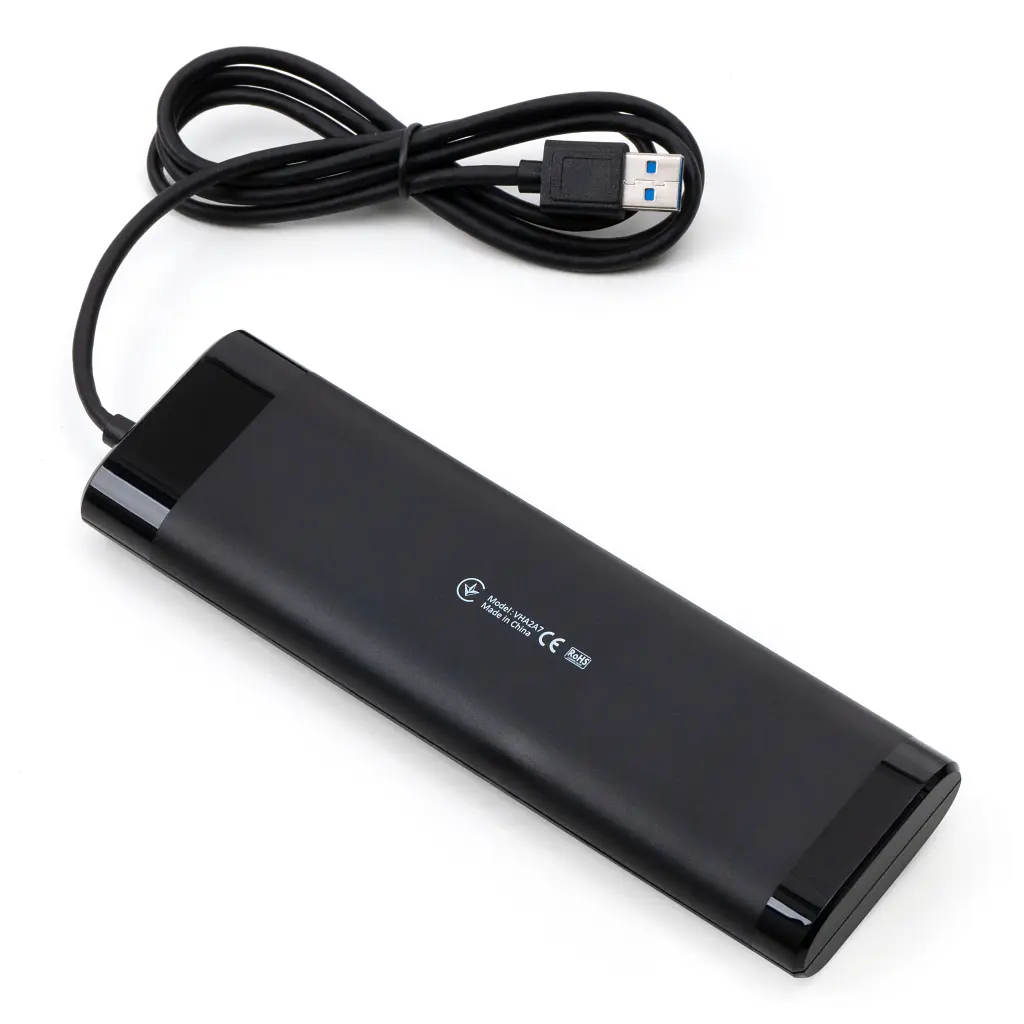 Концентратор Vinga USB3.0 to 7*USB3.0 1m cable with Switch and Power Adapter (VHA3A7B) - фото 6