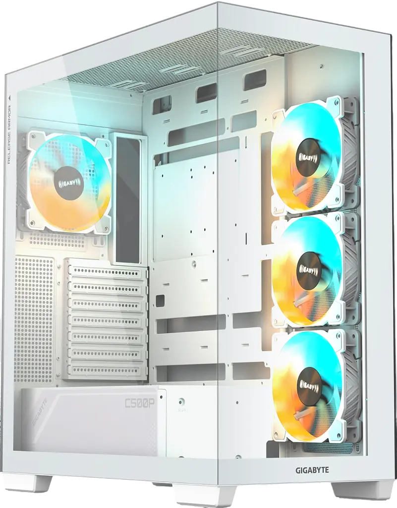 Корпус Gigabyte Aorus C500 Panoramic Stealth Ice ARGB White (GB-C500PI ST) - фото 2
