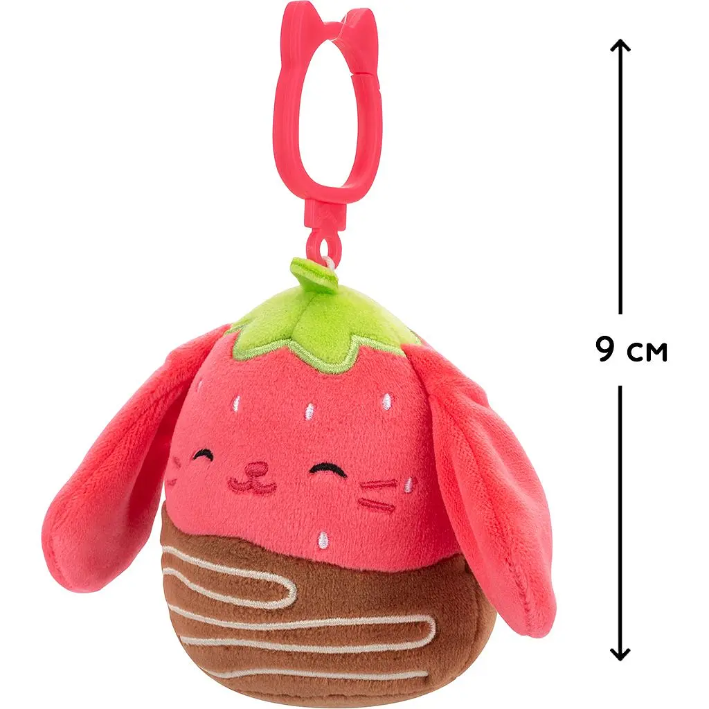 Мягкая игрушка на клипсе Squishmallows Кролик Гунда 9 см (SQCP00464) - фото 7
