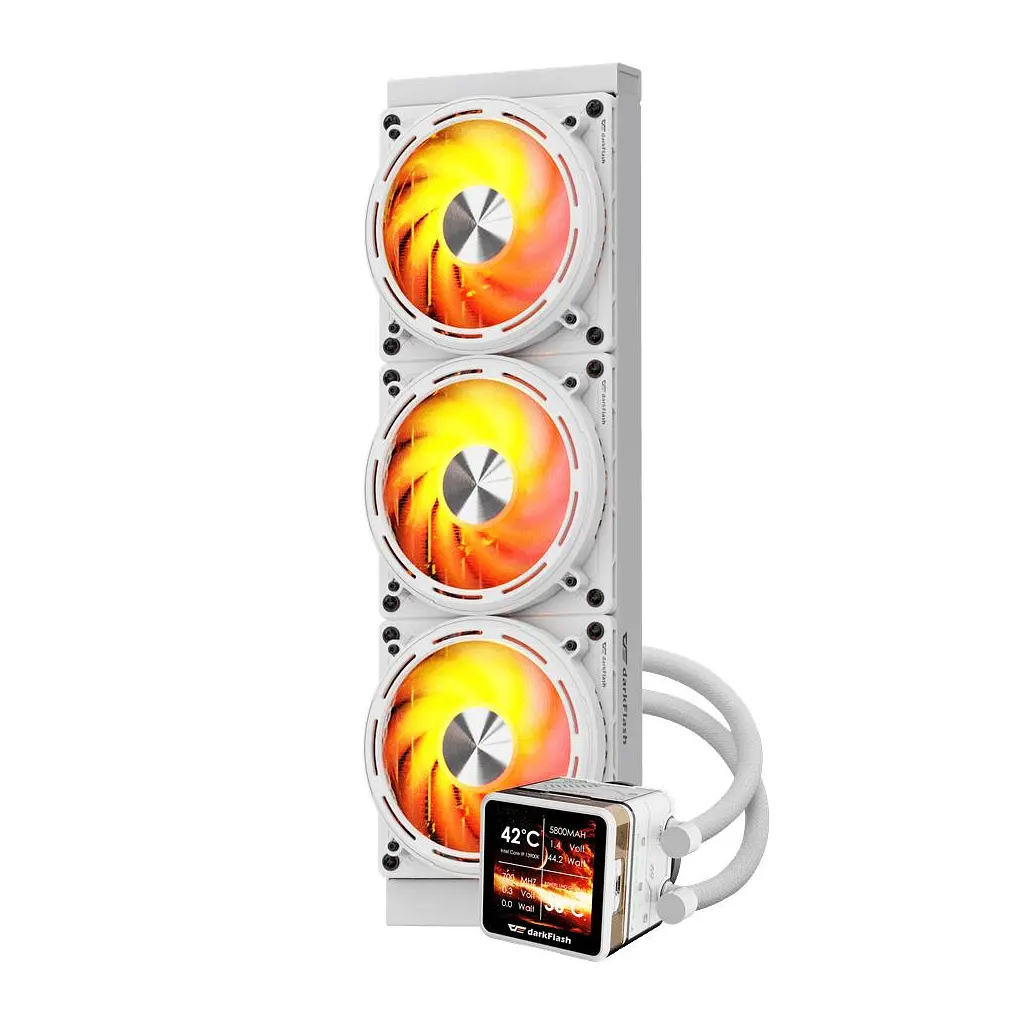 Система рідинного охолодження DARKFLASH DE360 WHITE - фото 3