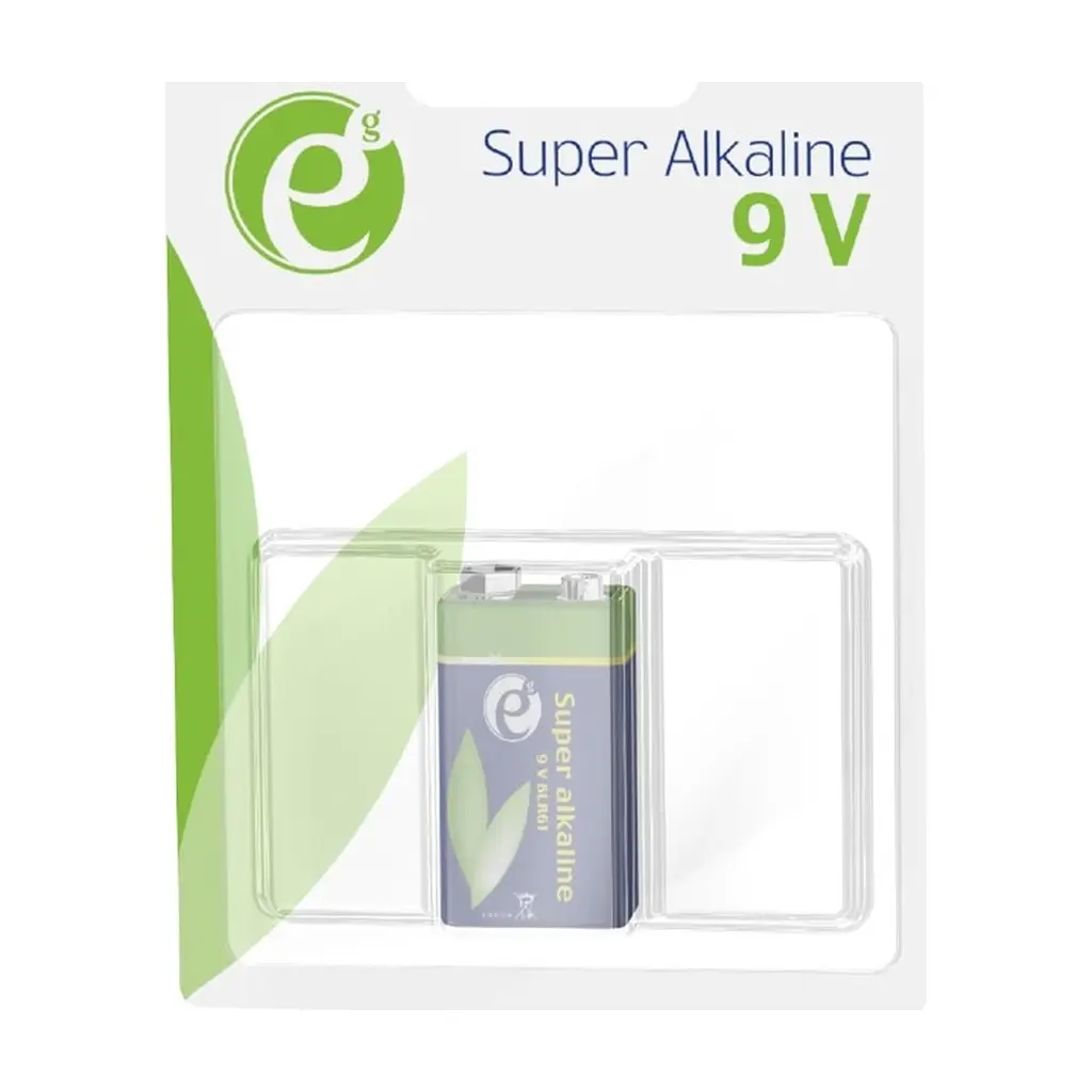 Батарейка EnerGenie Крона 6LR61 9V лужна 1шт (EG-BA-6LR61-01) - фото 2