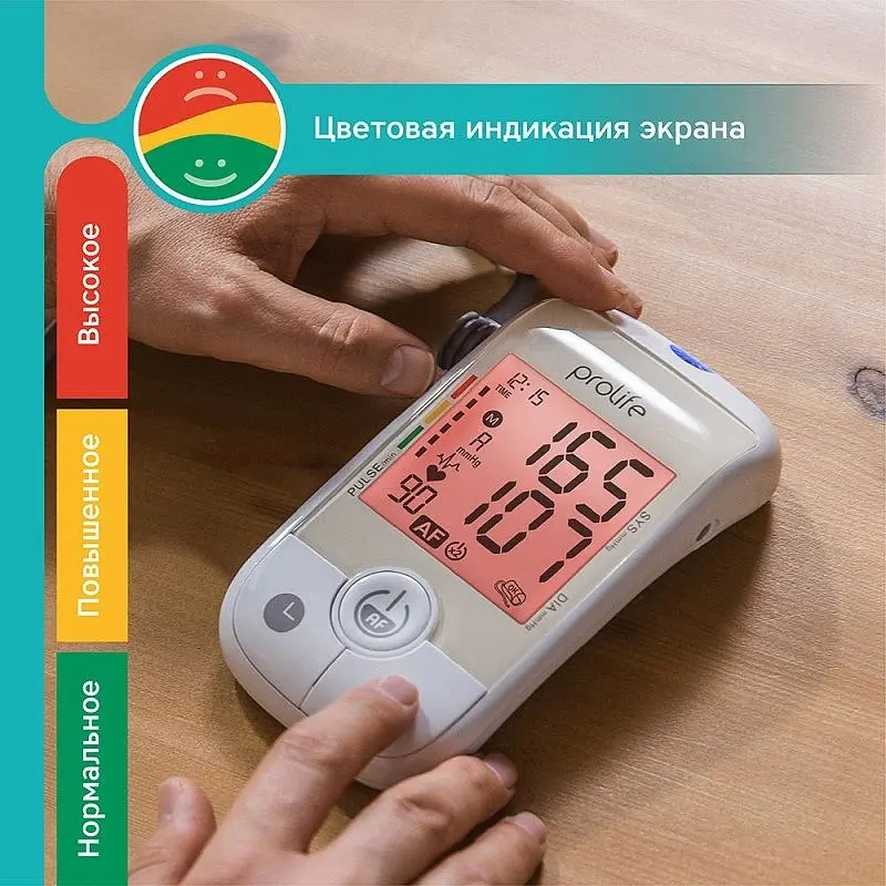 Тонометр ProLife PA3 Backlight AFIB автоматичний на плече з адаптером - фото 11