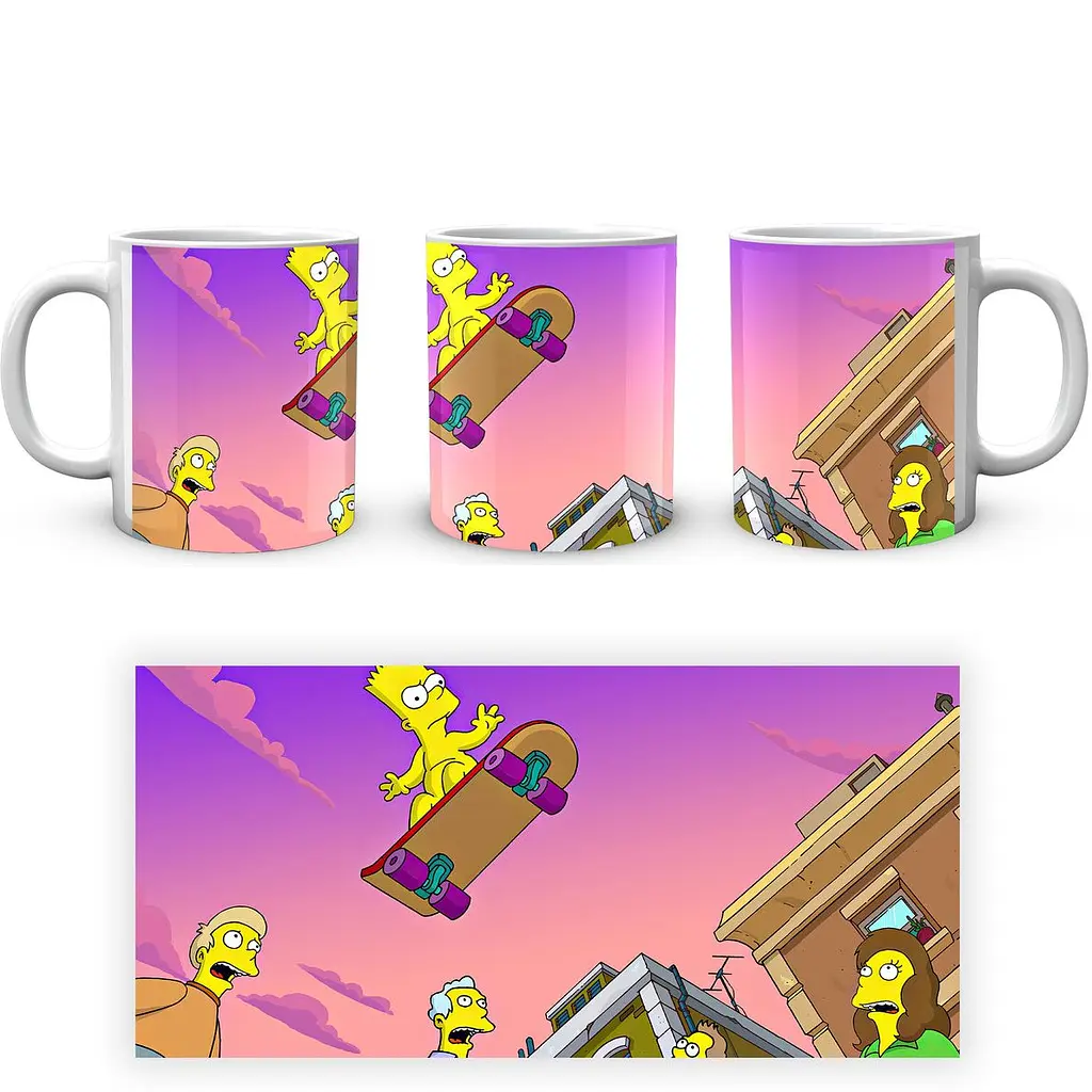 Кухоль GeekLand The Simpsons Сімпсони Барт SMP 14 330 мл білий - фото 4