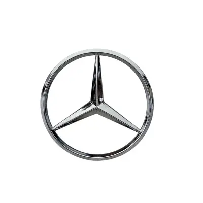 Емблема кришки двигуна Mercedes-Benz хром 70 мм пластик (на скотчі) - фото 8