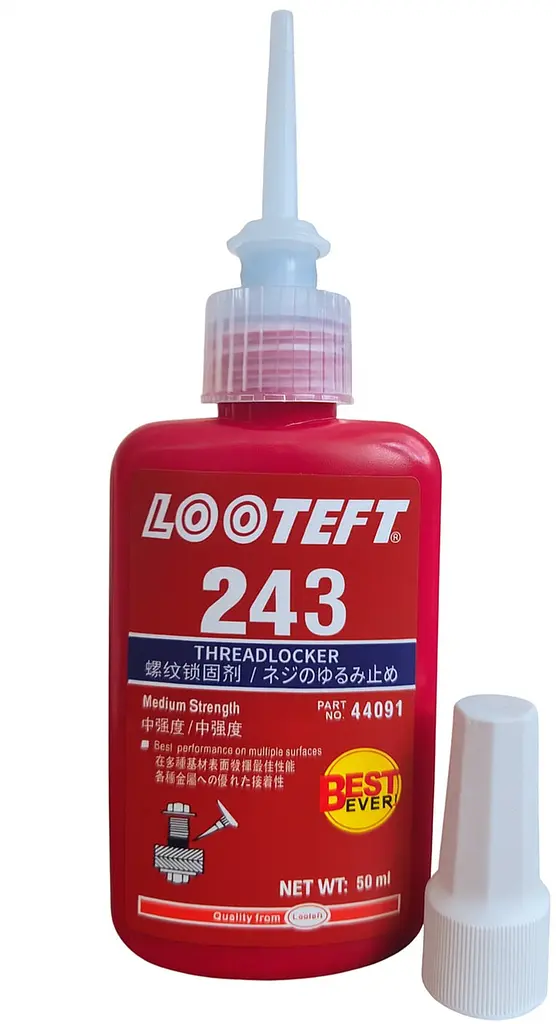 Анаеробний фіксатор різьби синій гвинтовий клей Looteft 243 50 мл - фото 3