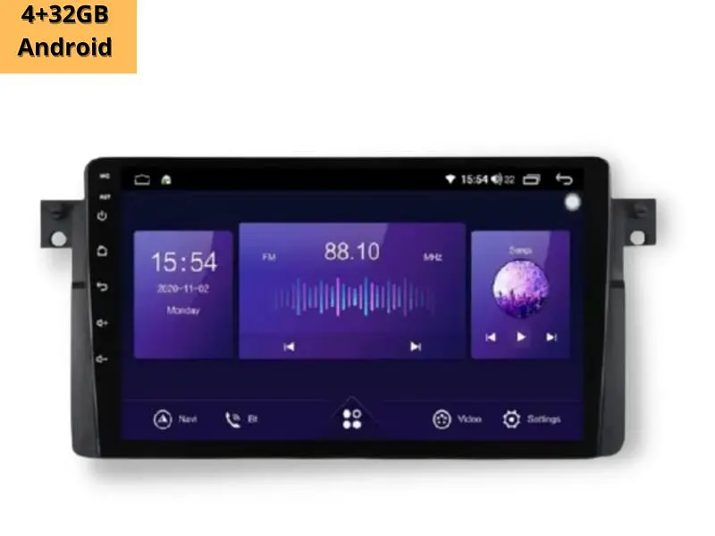 Штатная автомагнитола XPRO BMW E46-X3 1998-2005 9" Android 12 4+32GB carplay черный (41978-BMW_5335) - фото 2