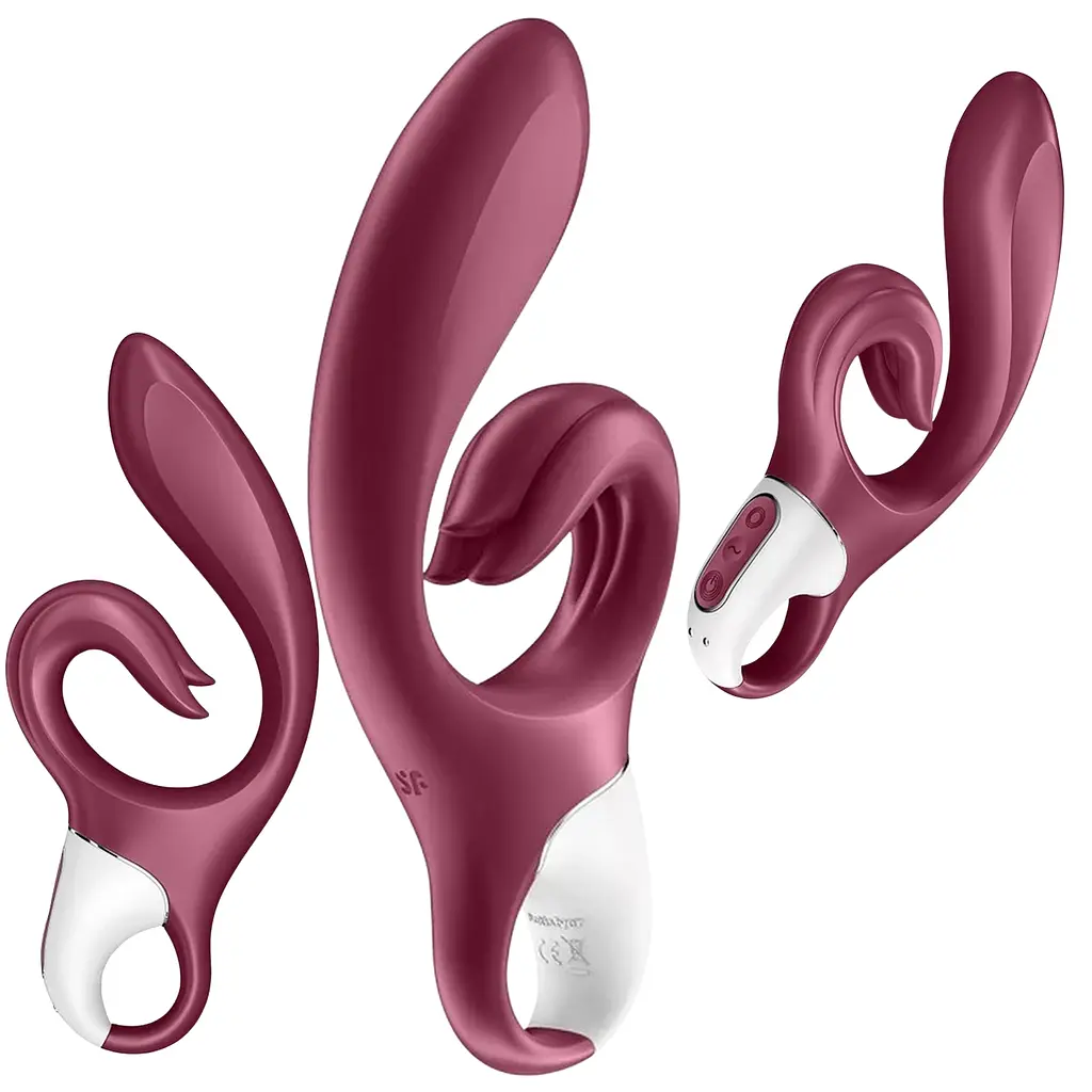 Вібратор-кролик Satisfyer Love Me 22 см бордовий - фото 5