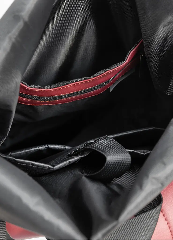 Жіночий рюкзак ролл Sambag Roll Top Zard бордо 41 x 30 x 16 см (24238005) - фото 9
