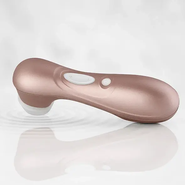 Вакуумний кліторальний стимулятор з вібрацією Satisfyer Pro 2 Next Generation золотий - фото 6