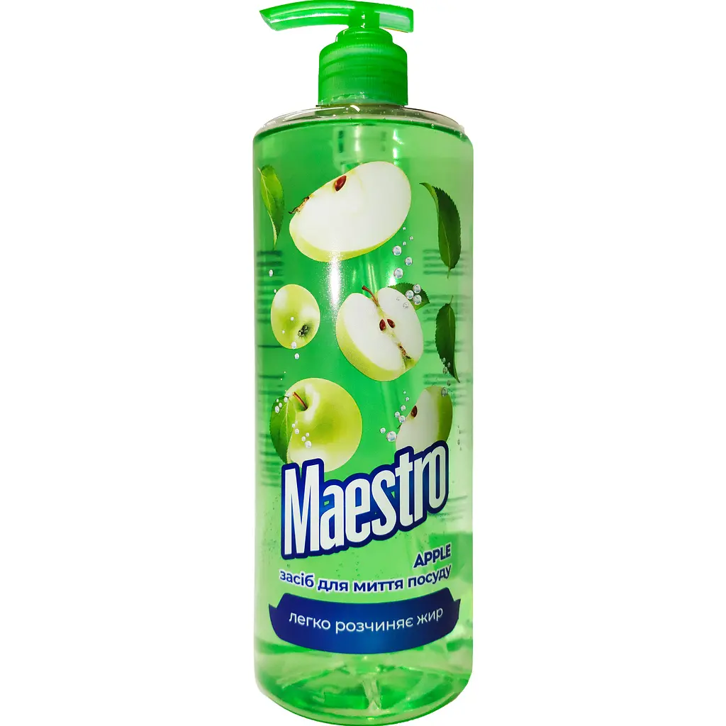 Засіб для миття посуду Maestro Apple 750 мл