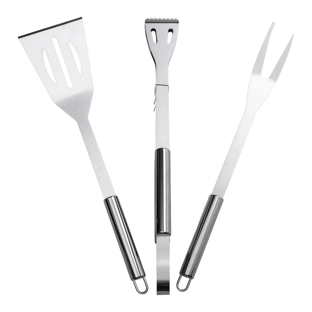 Набор аксессуаров для гриля и барбекю Yiwu HP-20-71 в чехле, 3 предмета. - фото 2