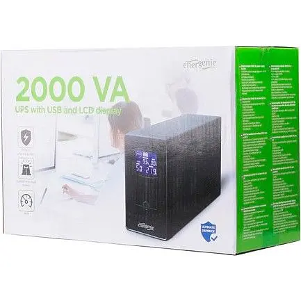 ДБЖ EnerGenie 2000VA (EG-UPS-035) LCD - фото 3