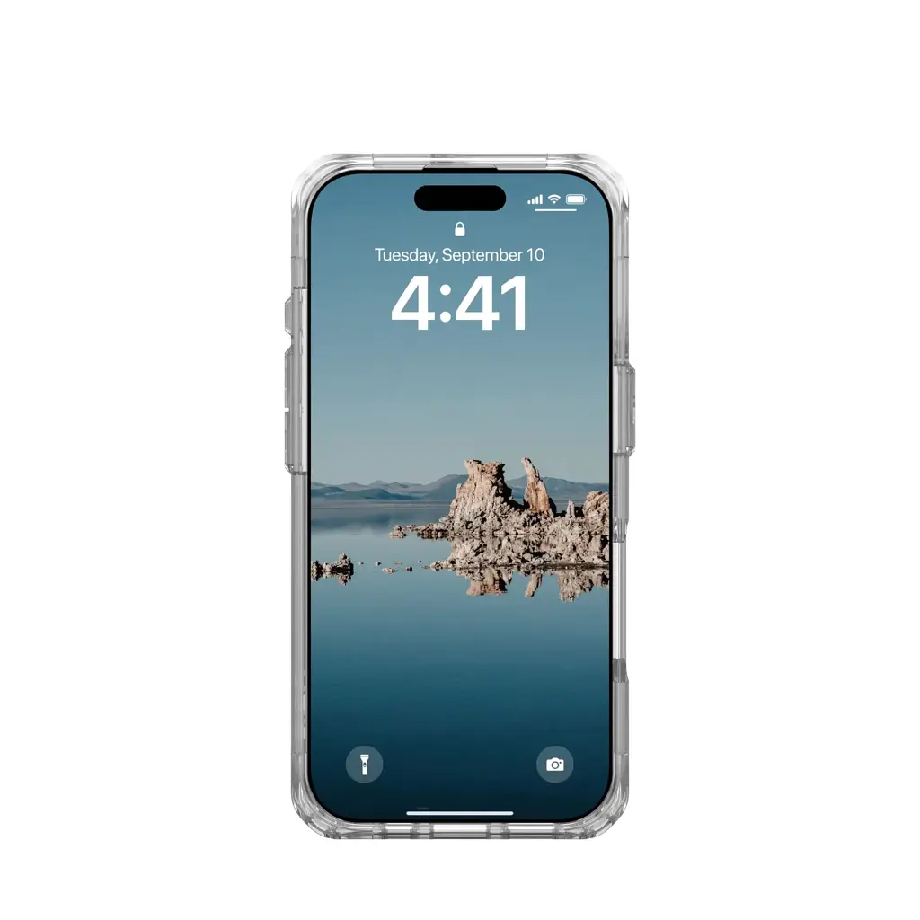 Чохол-накладка Urban Armor Gear Magsafe для Apple iPhone 16 Pro Plyo Ice/Silver (114480114333) - фото 4