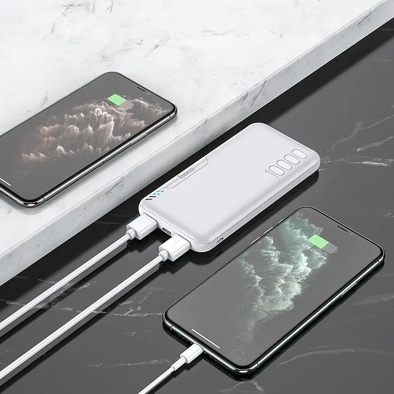 Портативний Акумулятор Power Bank Hoco J82 Easylink 10000 mAh Чорний - фото 2