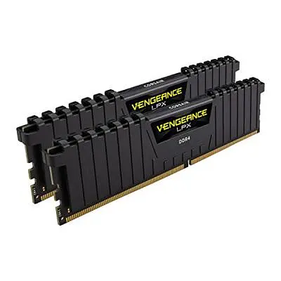 Модуль пам'яті для комп'ютера DDR4 16GB (2x8GB) 2400 MHz Vengeance LPX Black Corsair (CMK16GX4M2A2400C14) - фото 3