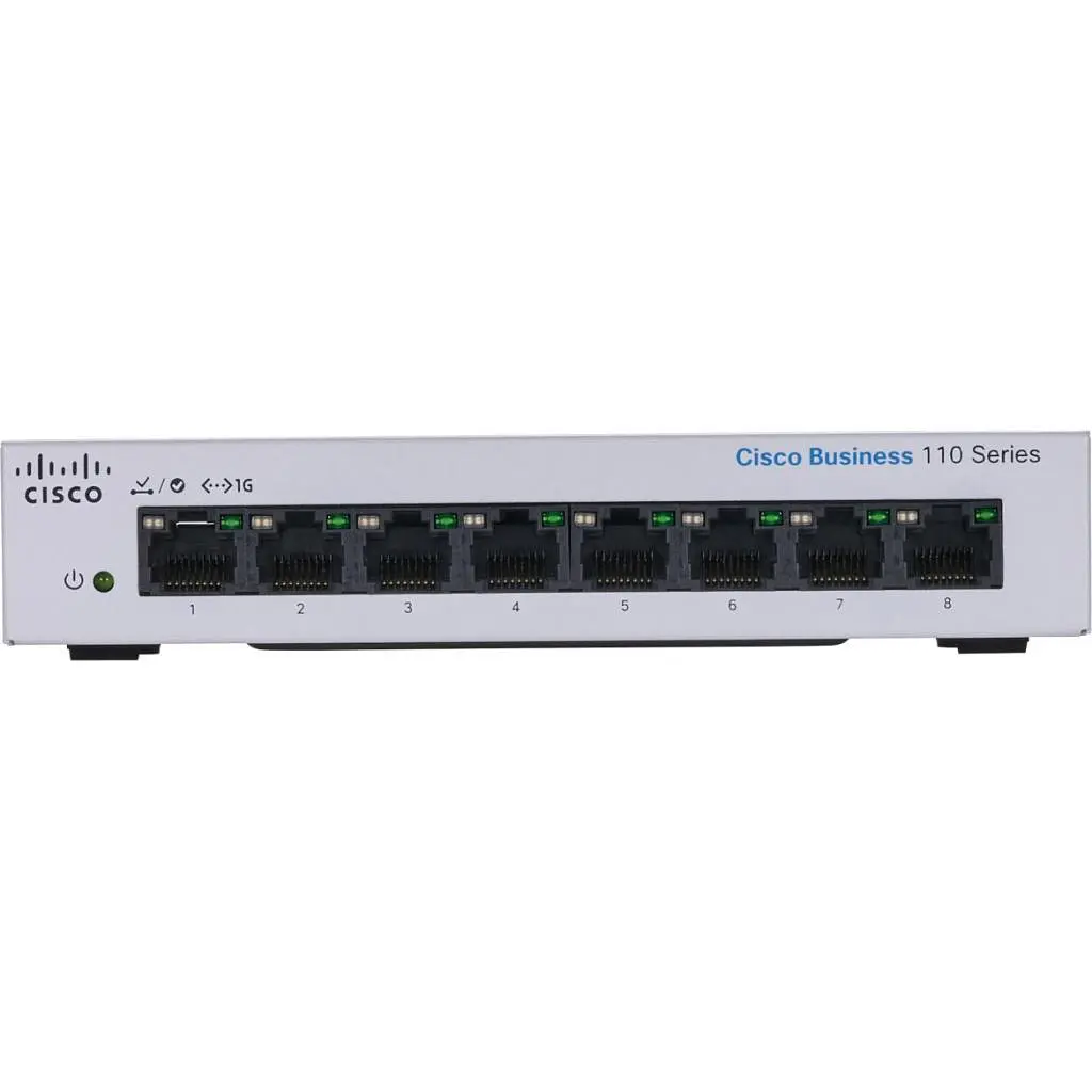 Комутатор мережевий Cisco CBS110-8T-D-EU - фото 3