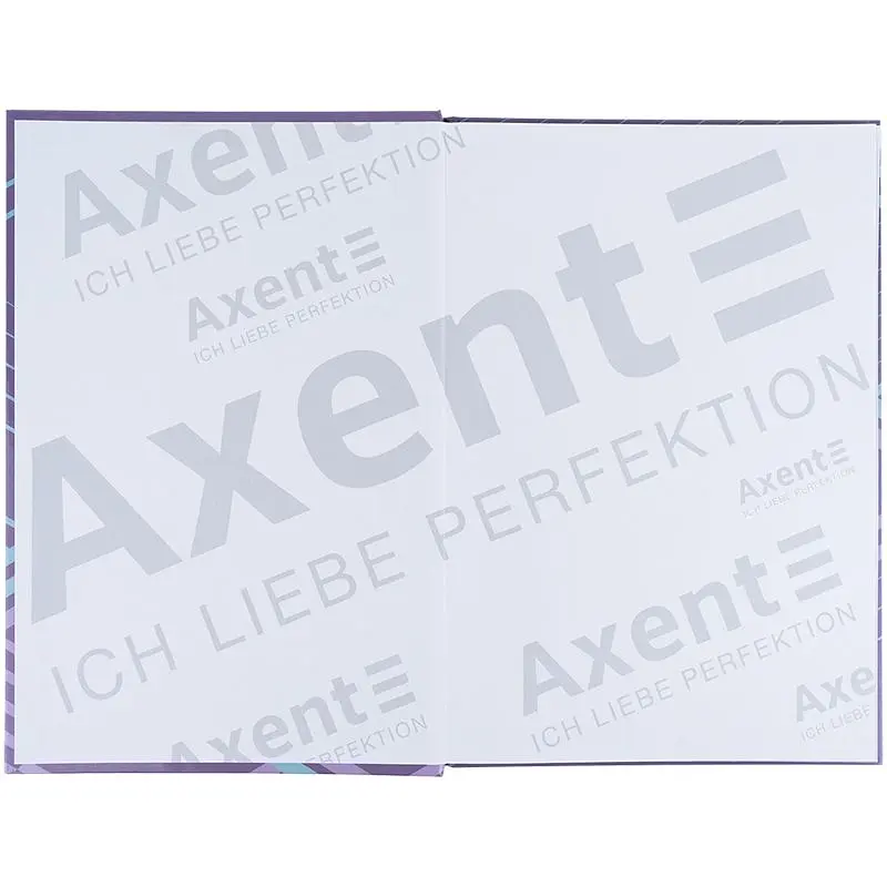 Книга записная A4 Axent Lines 96 листов клетка сиреневая (8422-583-A) - фото 3