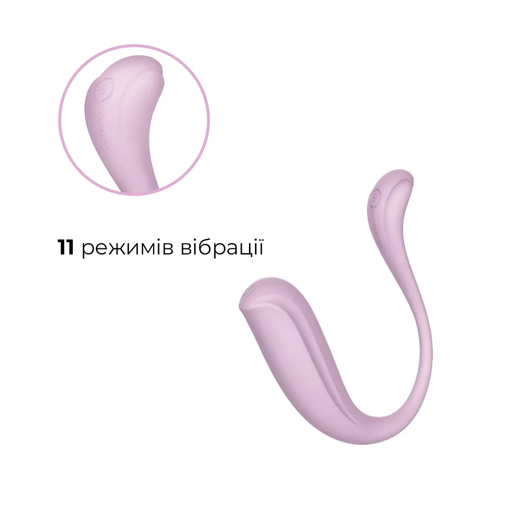 Інтерактивне віброяйце Svakom Phoenix Neo 2 Pastel Lilac, оновлена модель - фото 4