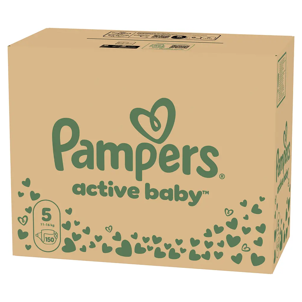Підгузки Pampers Active Baby Розмір 5 (11-16 кг) 150 шт. - фото 2