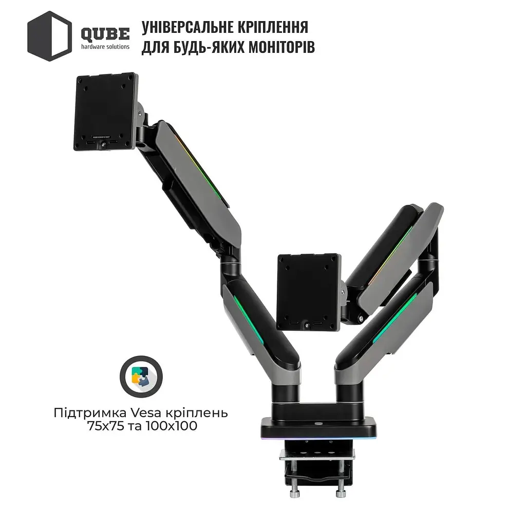 Кронштейн QUBE RGB3520GD до 2x35" 20kg max RGB3520GD - фото 14