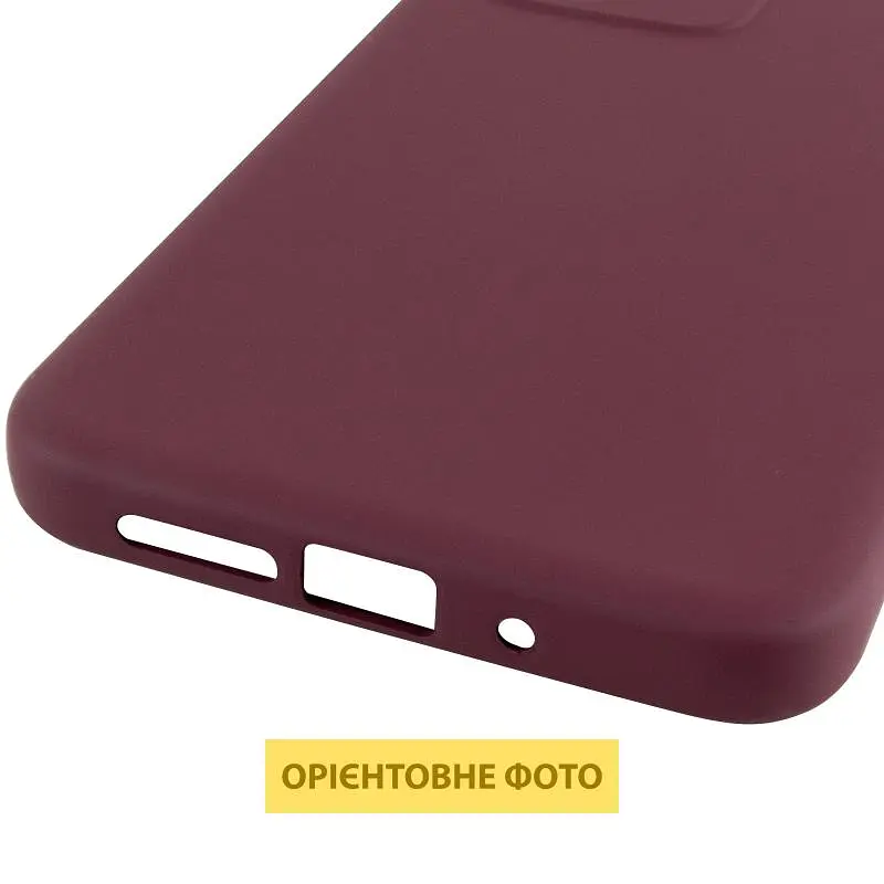 Чохол TPU GETMAN Liquid Silk Full Camera для Xiaomi Redmi 15 4G (Global) / 5G Бордовий / Marsala - фото 5