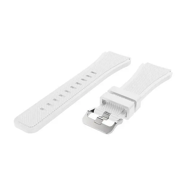 Силиконовый ремешок Primo для часов Xiaomi Amazfit GTR 47 мм White - фото 3