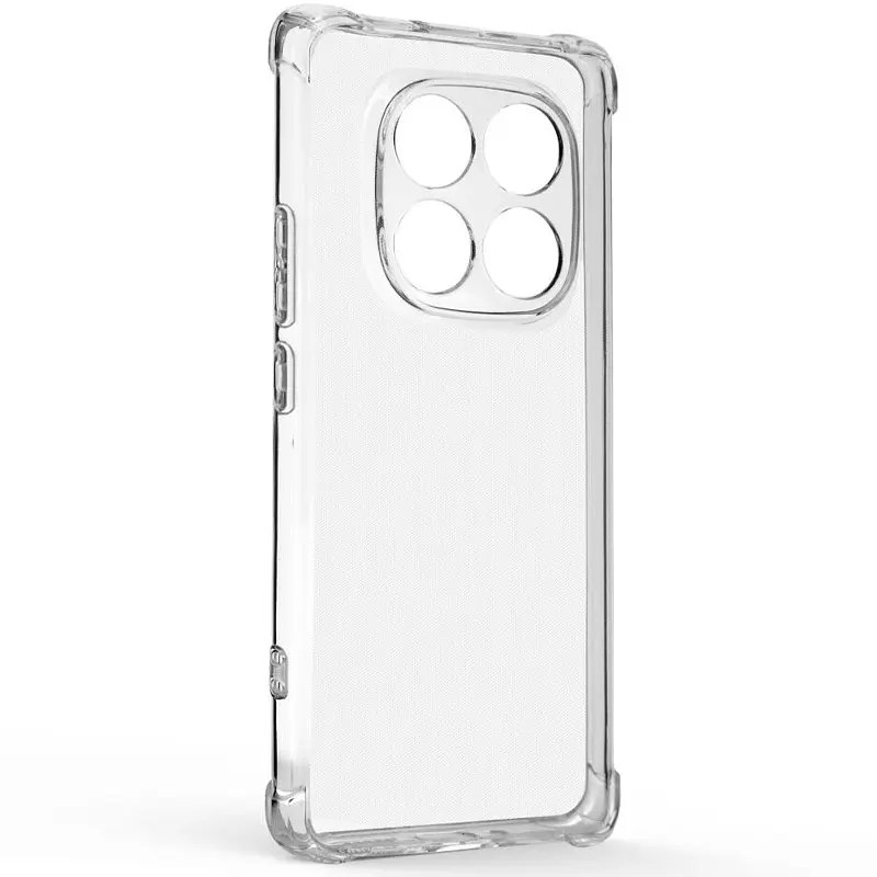 TPU чехол Getman Ease logo усиленные углы Full Camera для Xiaomi Redmi Note 14 Pro+ 5G Бесцветный (Прозрачный) - фото 2