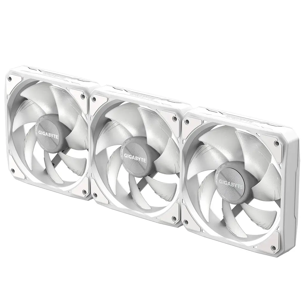 Вентилятор Gigabyte EZ Chain Fan 120 Ice 3-Pack White (GP-GBT EZFAN1203 ICE) - фото 2