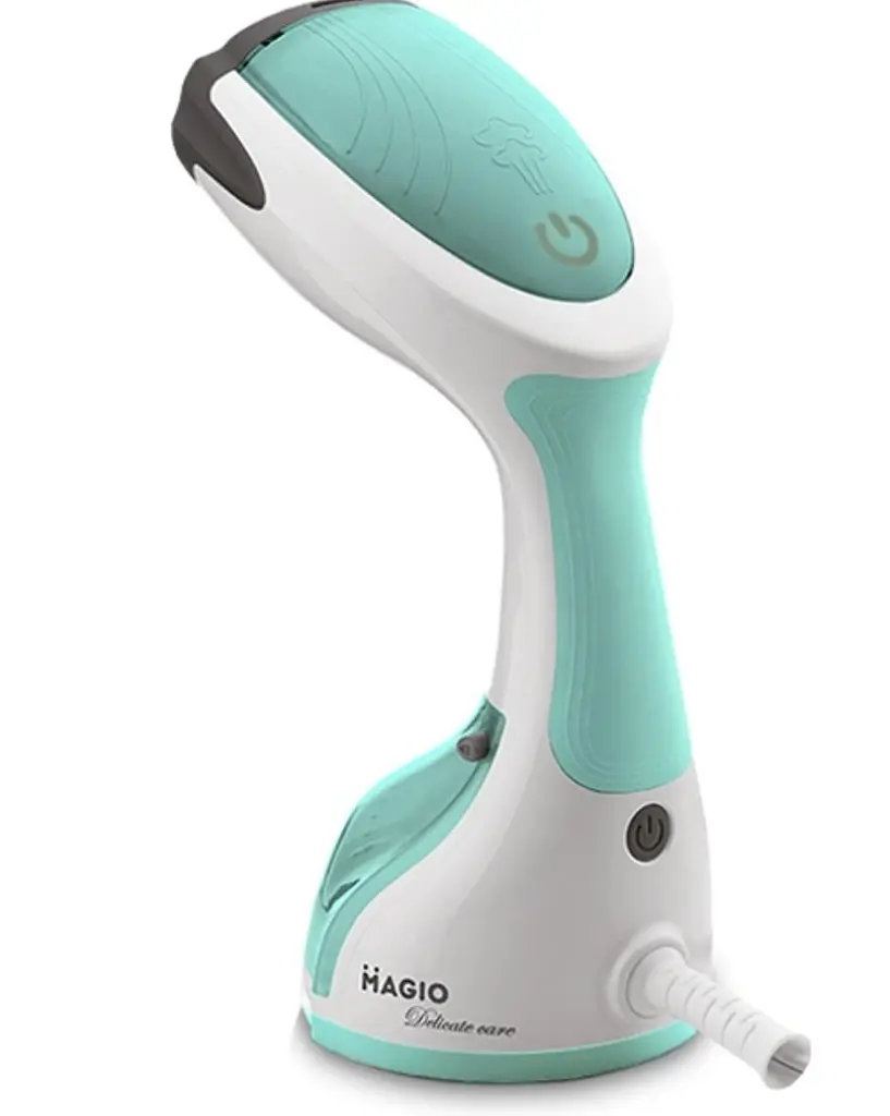 Вертикальный отпариватель Magio МG-326 ручной паровой для одежды 1200 Вт Бирюзовый - фото 2